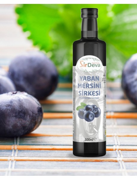 SirDeva Yaban Mersini Sirkesi Doğal Fermantasyon 500 ml